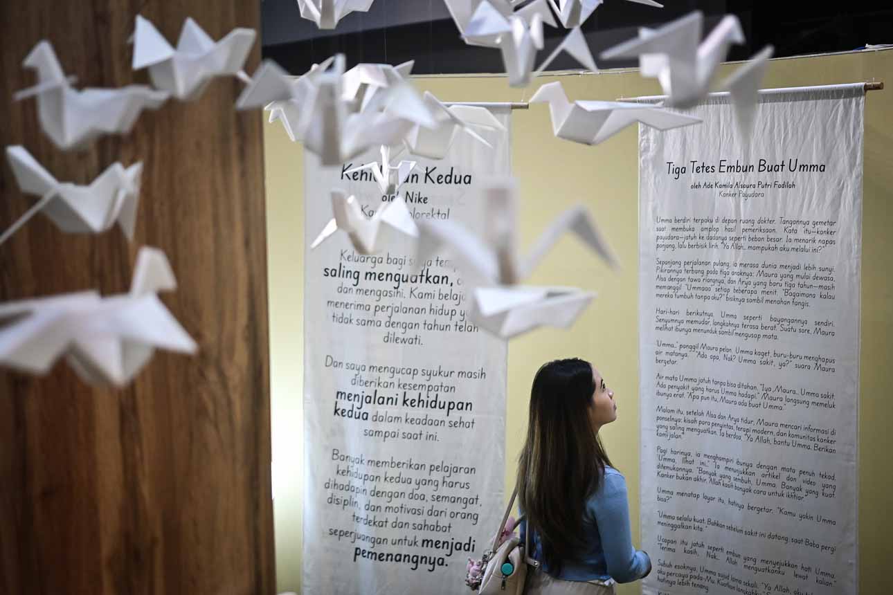 Rayakan Hari Kanker Sedunia, Yayasan Kanker Indonesia Gelar Pameran "No One Should Face Cancer Alone"