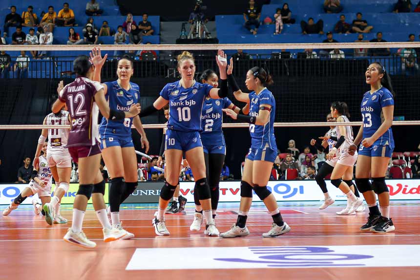 Bandung BJB Tandamata Raih Kemenangan atas Medan Falcons