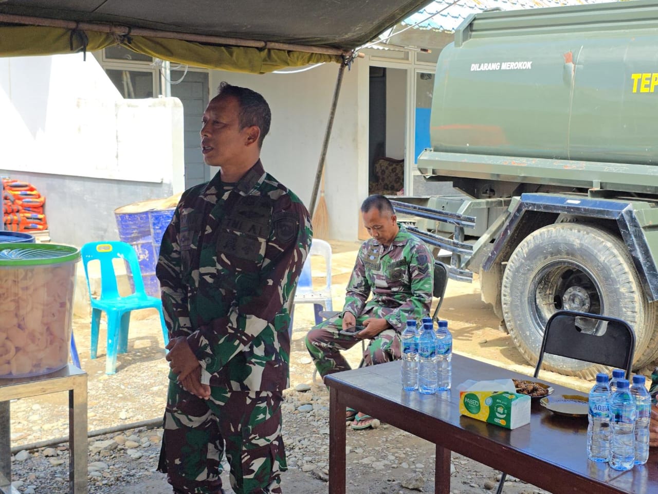 Satgas Kuala TNI–Jhonlin Laksanakan Tradisi Meugang Bersama Warga Aceh Tamiang
