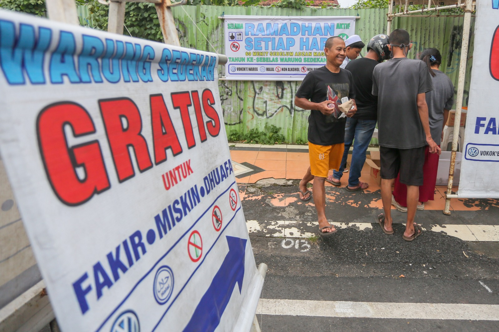 Warung sedekah bulan Ramadhan di Kudus