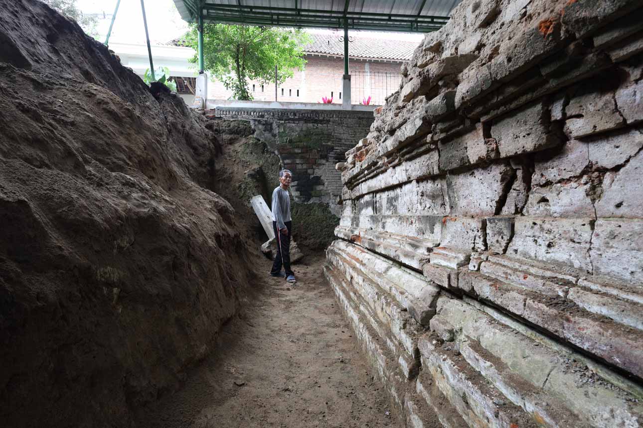 Candi Dorok Terancam, Dinding Penahan Peninggalan Majapahit Roboh