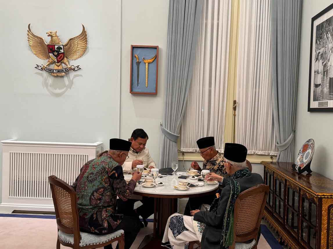 Presiden Prabowo Berbuka Puasa Bersama Tokoh Agama di Istana Merdeka