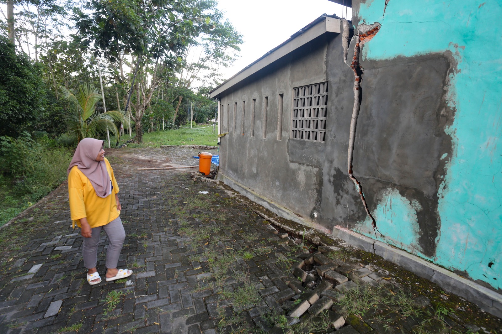 Bencana tanah bergerak di Bantul