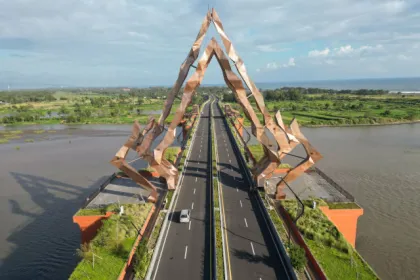 Jembatan Kabanaran Jadi Jalur Mudik Alternatif di Selatan Jawa
