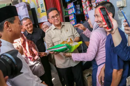 Kunjungan kerja Mendag di Pasar Baru Kudus
