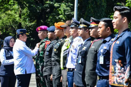 Apel Gelar Pasukan Operasi Angkutan Lebaran 2026 di Stasiun Gambir