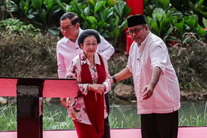 Peresmian Taman Bendera Pusaka di Jakarta