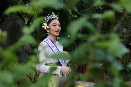 Victoria Veronica Titisari Kosasieputri, finalis Puteri Indonesia 2026 memperkenalkan advokasi bertajuk kemBALIkeSeni