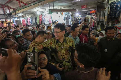 Menteri Keuangan kunjungi Pasar Beringharjo dan Teras Malioboro