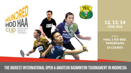  HOO HAA CUP 2026 Siap Guncang Pertemukan Pebulutangkis dari Amatir hingga Profesional