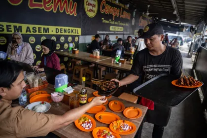 Kuliner sate kambing khas Tegal