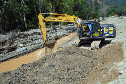 Normalisasi sungai Tukka pascabencana