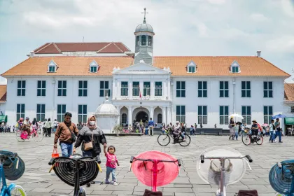 Lonjakan Pengunjung di Kota Tua Jakarta