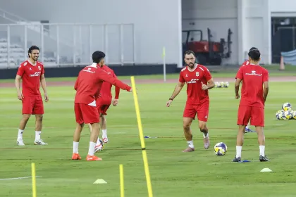 Latihan Timnas Indonesia jelang FIFA Series