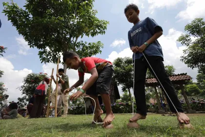 PP Tunas Diterapkan, Permainan Tradisional Jadi Alternatif Kurangi Ketergantungan Medsos