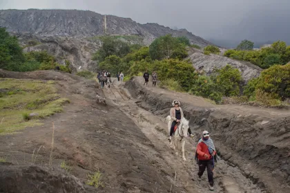 Kunjungan wisata Bromo selama libur Lebaran