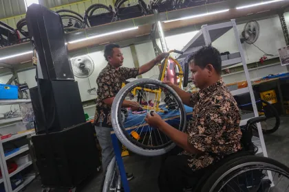 Pusat pelayanan fungsional kursi roda adaptif di Yogyakarta