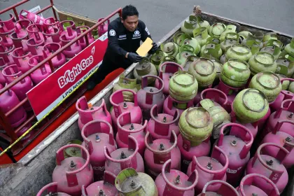 Rilis kasus gas elpiji oplosan di Kabupaten Bogor