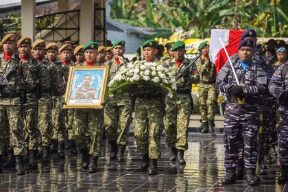 Prosesi Pemakaman Kopda Farizal Rhomadhon di Yogyakarta Penuh Haru