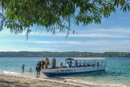 Kunjungan wisata Pulau Bokori periode libur Lebaran 2026