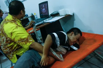 Pemeriksaan echo jantung anak disabilitas dan autis