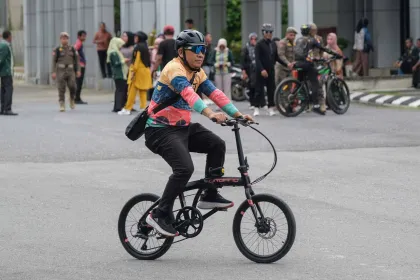 ASN Pemprov Sultra Dianjurkan Bersepeda dan Mengurangi Penggunaan Kendaraan Bermotor