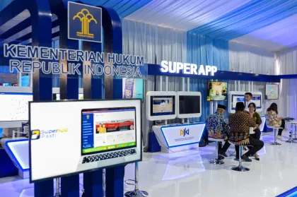 Peluncuran aplikasi SuperApp Pasti Kementerian Hukum