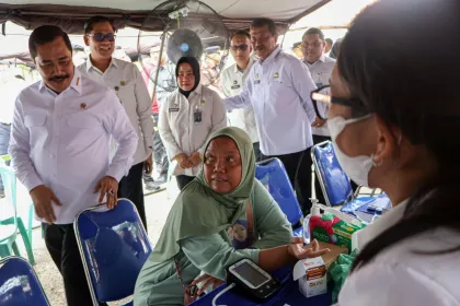 Pemeriksaan kesehatan gratis di Bogor