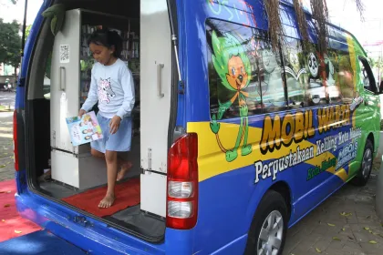 Perpustakaan keliling dukung PP Tunas di Malang