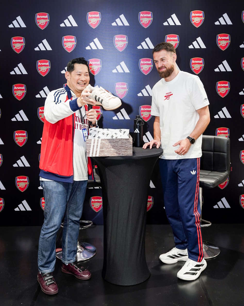 ‘Rambo’ Aaron Ramsey Hadir di Jakarta, Temui Penggemar di adidas Pacific Place