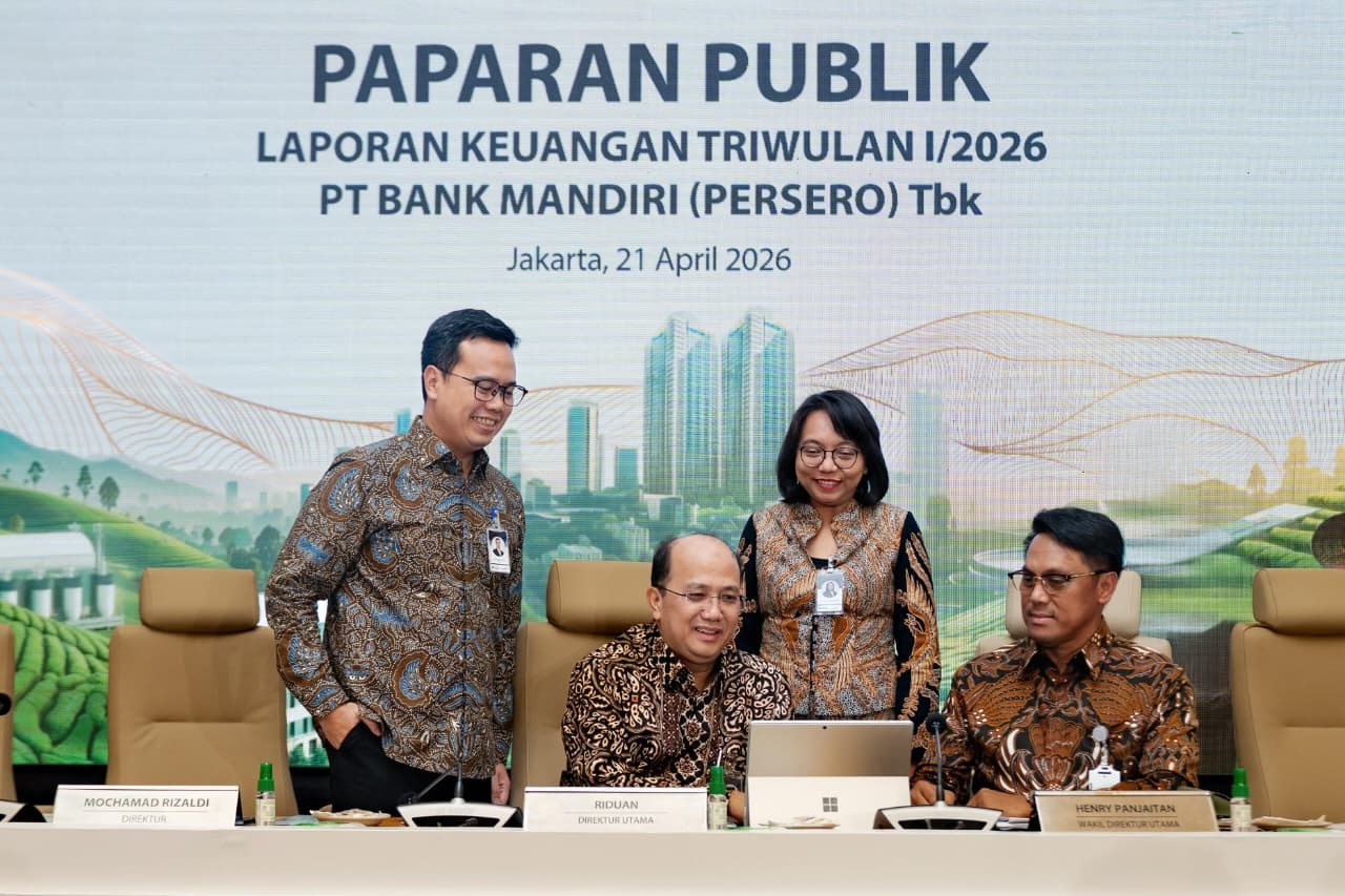 Foto: Kinerja Triwulan I 2026 Solid, Bank Mandiri Perkuat Peran sebagai Mitra Pemerintah? — INDONESIA — ERYU PROJECT