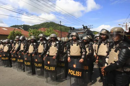 Ribuan Personel Gabungan Amankan Unjuk Rasa di Jayapura
