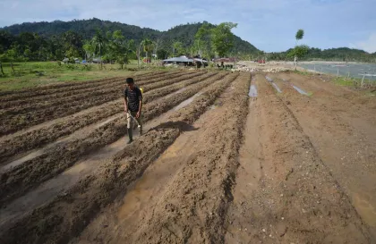 Perbaikan Lahan Pertanian Mandiri Dilakukan Warga Padang Pariaman