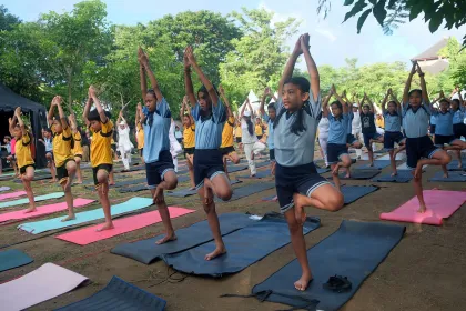 Rekor MURI Gebyar Yoga Asana di Bali