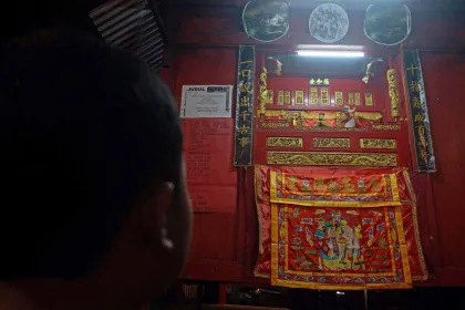 Kesenian Tradisional Wayang Potehi Dipentaskan di Tulungagung