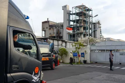 Aparat Lakukan Pengamanan Pascaledakan Pabrik Kimia Cilegon