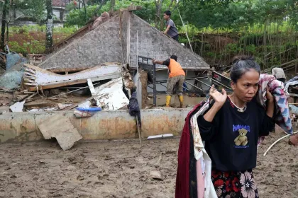 Banjir Akibat Luapan Sungai Cijayanti Terjang Kabupaten Bogor