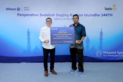 Allianz Syariah Bersama Lazismu Salurkan Paket Daging Kurban di Iduladha 1447 H