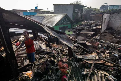 674 Warga Terdampak Kebakaran Permukiman di Kemayoran