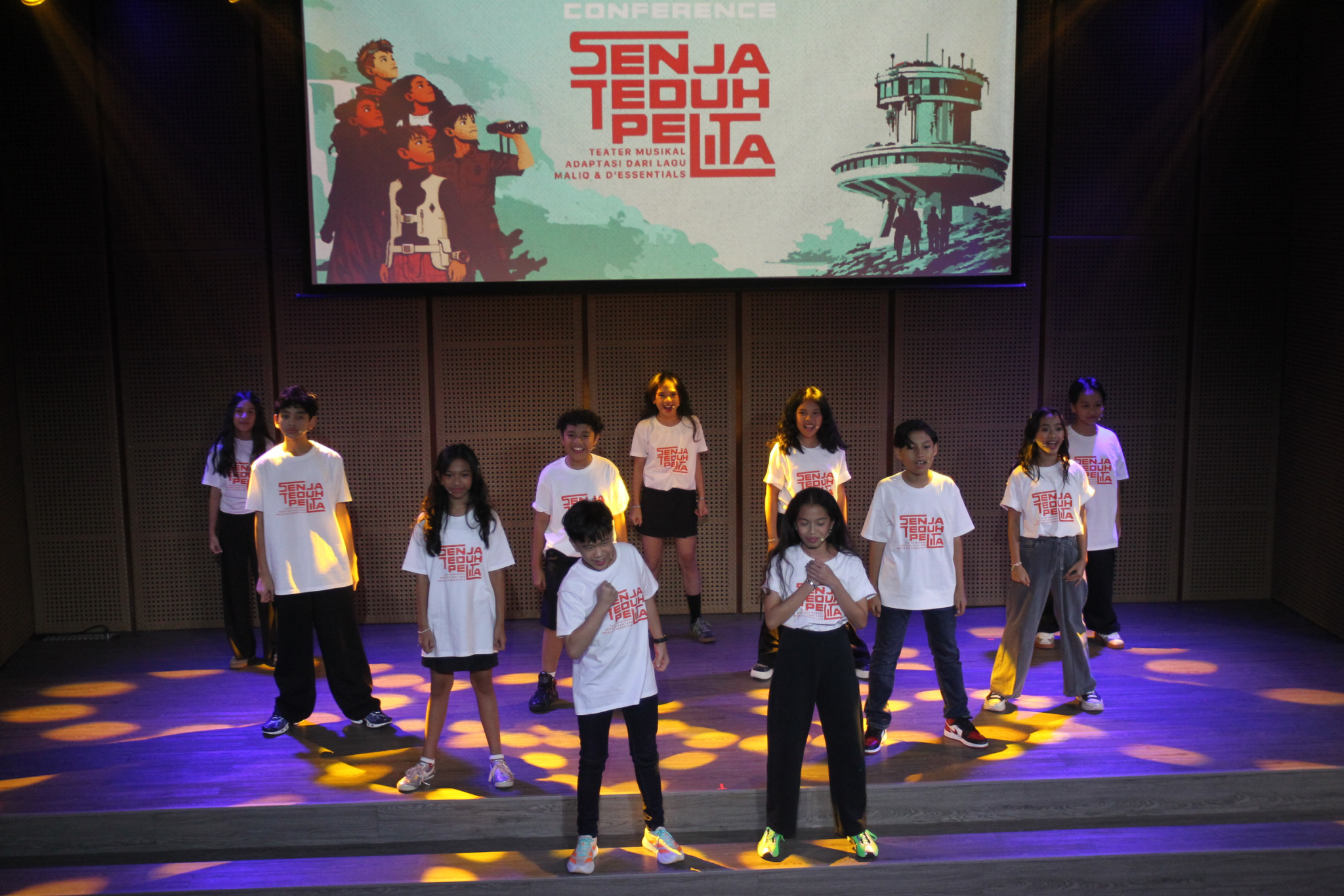 Jelang Pertunjukkan Teater musikal Senja Teduh Pelita