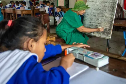 Berita Foto : Pemerintah Targetkan Nol Anak Tidak Sekolah pada 2045 Lewat Perpres Baru