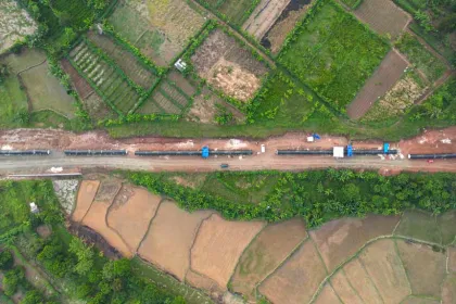 Berita Foto : Pemerintah Dorong Percepatan Pembangunan KSCS Bendungan Karian