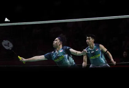 Berita Foto : Sabar dan Reza Sukses Menembus Semifinal
