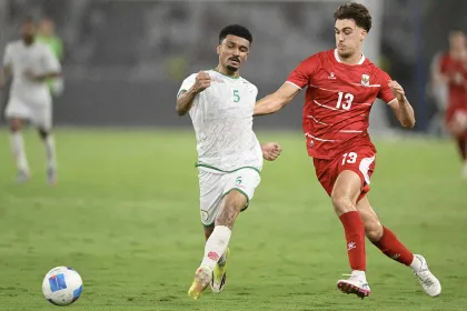 Berita Foto : Timnas Indonesia Taklukkan Oman
