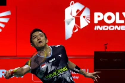 Berita Foto : Jonatan Christie Harus Puas Jadi Runner-up Indonesia Open 2026