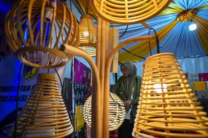 Berita Foto : Ragam Produk UMKM Lokal Dipamerkan di Sigi