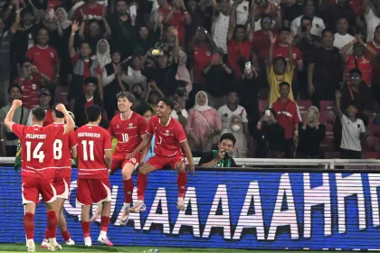 Berita Foto : Timnas Indonesia Raih Kemenangan atas Mozambik