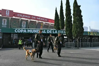 Berita Foto : Keamanan Diperketat di Stadion Azteca Jelang Pertandingan Piala Dunia 2026