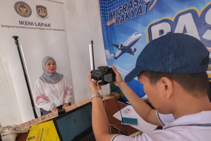 Berita Foto : Layanan paspor Minggu Ceria Imigrasi Kendari