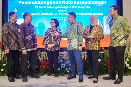 Berita Foto : Perkuat Layanan ASN dan UMKM, BTN Jalin Kerja Sama dengan Pemprov DKI dan Kementerian UMKM